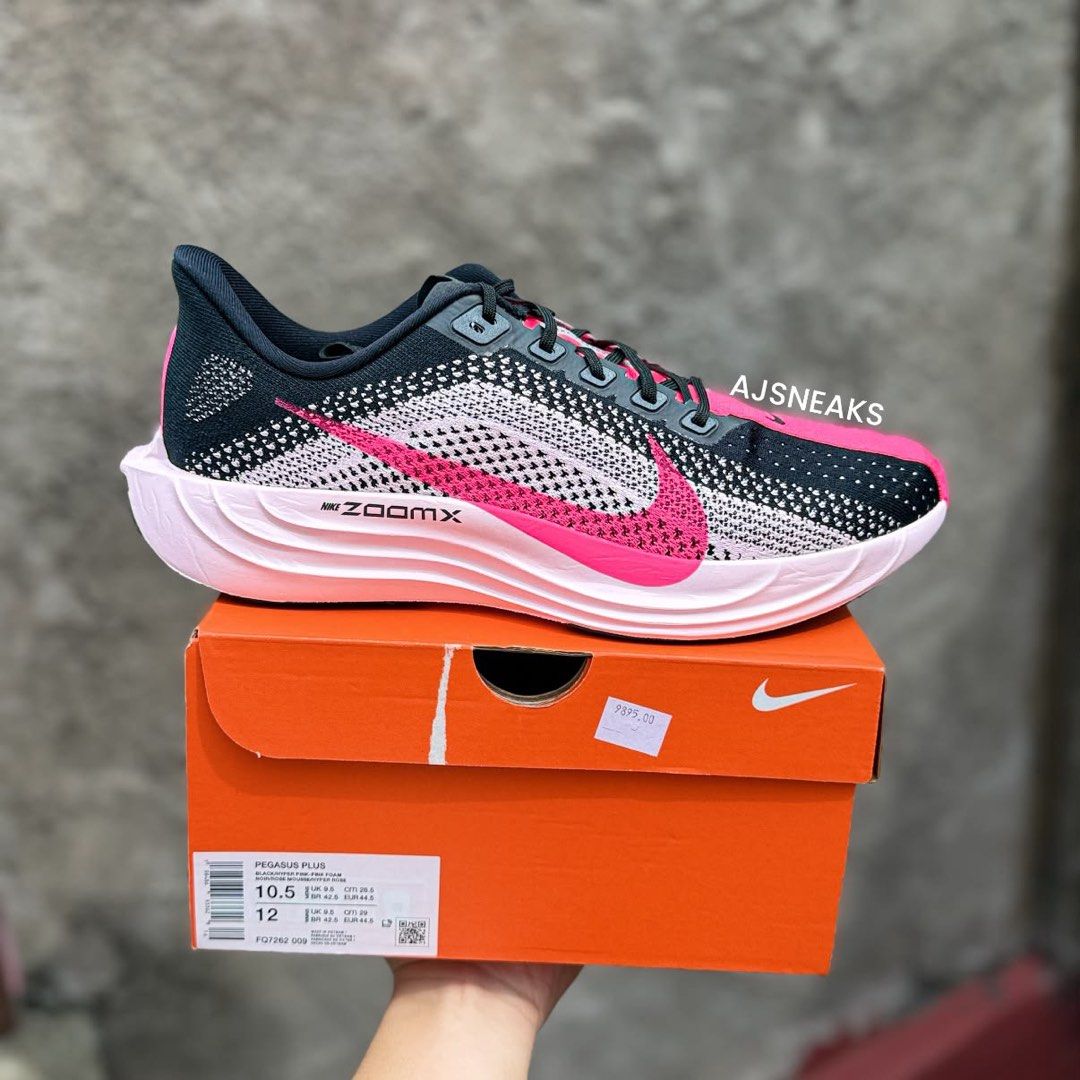 NIKE Pegasus Plus Black Hyper Pink (Category: Sneakers) located in Liloan. Submitted by ajsneaks (Listing ID 1463508632, Image 1). Description: NIKE Pegasus Plus Black Hyper Pink Available size: 10.5 MENS (28.5CM) Price: ₱3,990 + SHIPPING FEE! ✅ (WAY BELOW MALL PRICE) ❌ 100% Original | Brand new with box! 💯 (10X MONEY BACK IF PROVEN FAKE) MOP: GCASH | BDO | BPI ✅ Vouches? Reference? Check us all you want Only here at AJSneaks!.