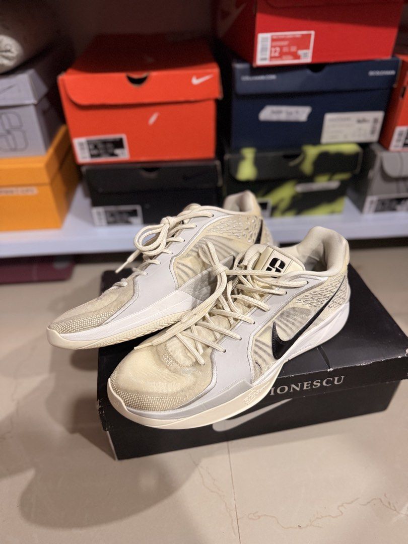Nike Sabrina 2 size 13 (Category: Sneakers) located in Caloocan City. Submitted by claudejumawan (Listing ID 1463474579, Image 1). Description: For sale basketball shoes‼️ Nike Sabrina 2 Size 13 mens Used few times Replacement box only 2700 only✅ Qc area📍 Shipping via lalamove, jnt and jrs👌.
