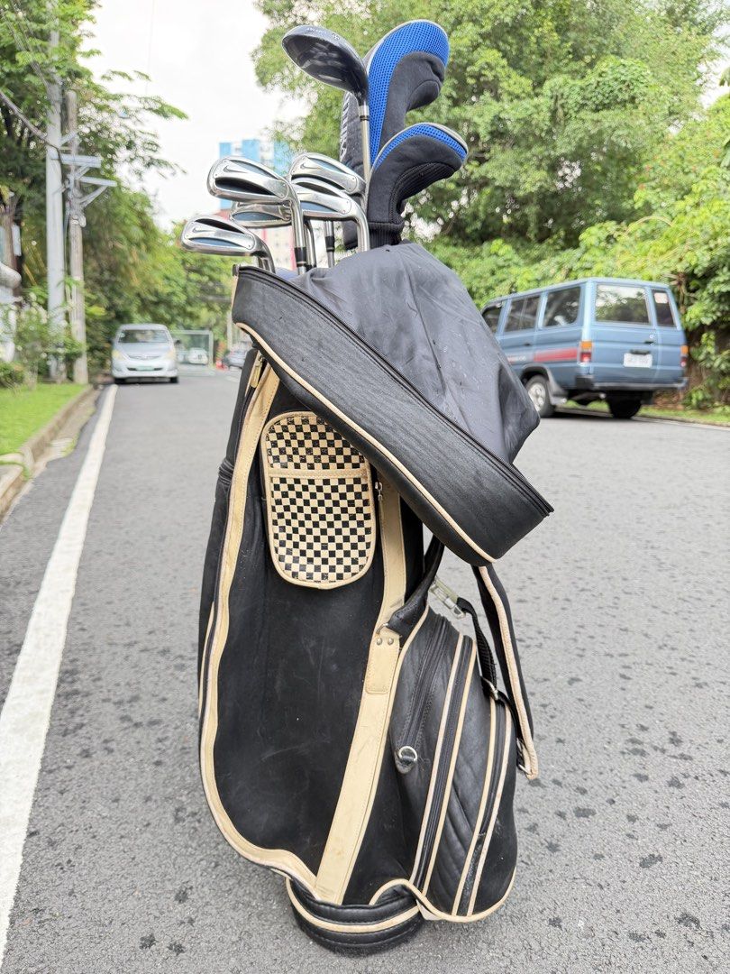 Nike Slingshot Golf Set for Ladies (Category: Golf) located in Manila. Submitted by eclipse58 (Listing ID 1463360301, Image 1). Description: ⛳ COMPLETE Nike Slingshot Golf Set for Ladies 🤍 💎 Very Good Condition | No Issues Set Includes: 🧩 4-9 Irons 🧩 Pitching Wedge & Sand Wedge 🧩 Lady Futura Driver 🧩 Tourstage C800 3 Wood 🧩 Lady Futura 5 Wood 🧩 Maruman Putter 🧩 Marie Claire Golf Bag Specifications: 📒 Original Nike Women’s Flex Graphite 