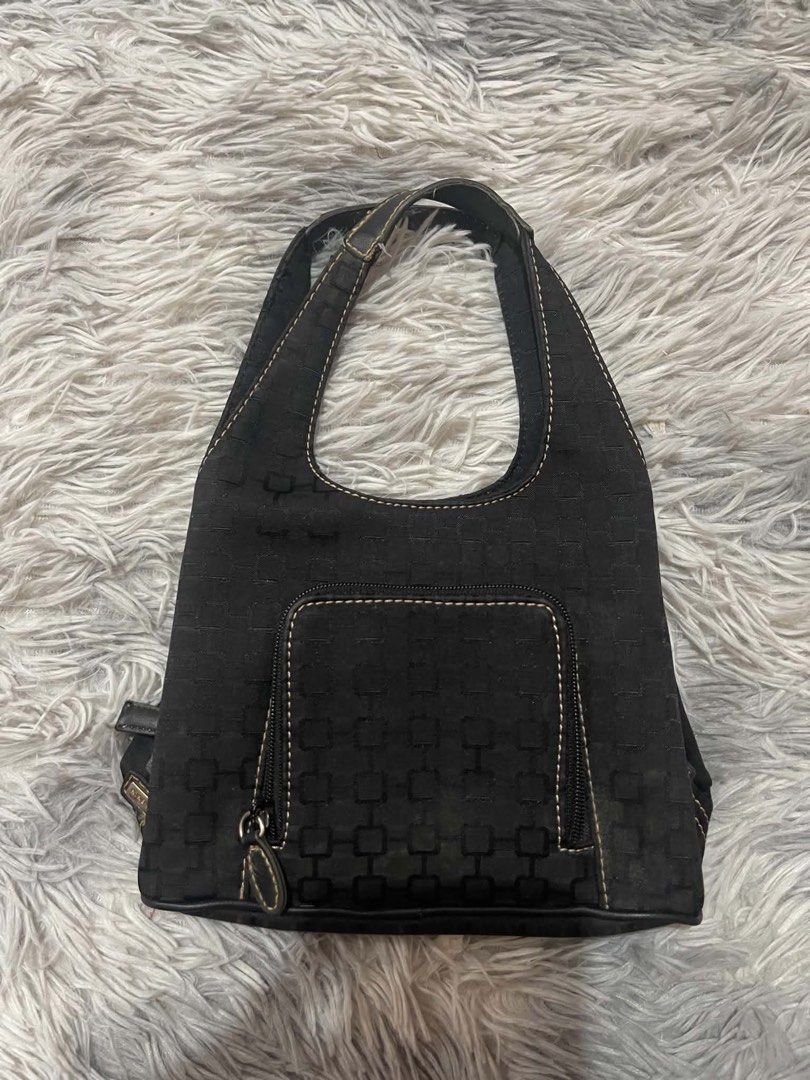 Nine West Y2K Black Mini Hand Bag (Category: Purses & Pouches) located in Manila. Submitted by cremehaul (Listing ID 1463549877, Image 1). Description: Good as new With card holder Check each pic Complete tags.