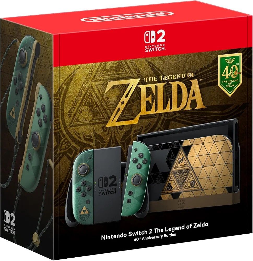 Nintendo Switch 2 Console 40th Anniversary Zelda Edition Pre-Order ...