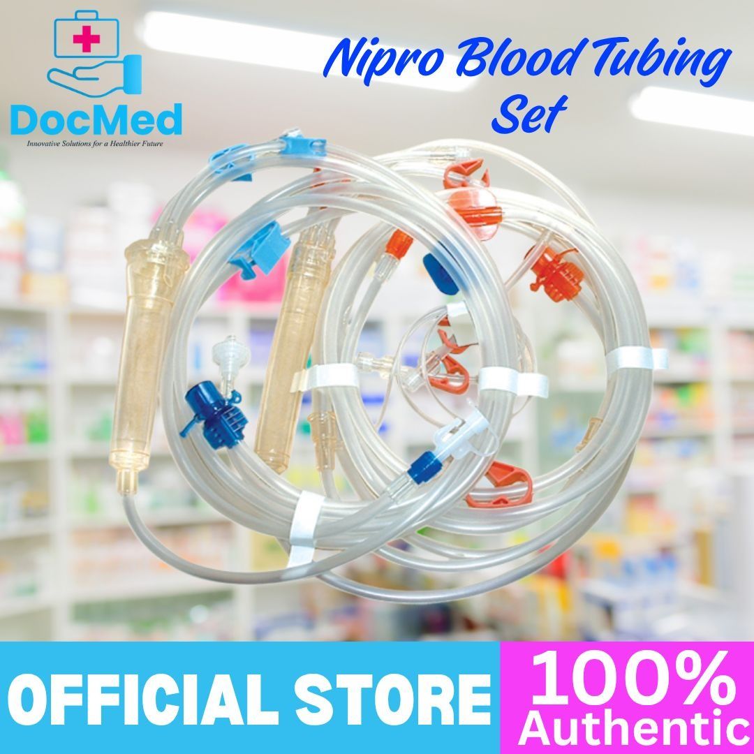 Nipro Blood Tubing Set (Category: Medical Supplies & Tools) located in Quezon City. Submitted by zee_010200 (Listing ID 1463417070, Image 2). Description: - Clear and flexible tubing - Includes various connectors and clamps - Suitable for medical use - Please check photos for detailed specifications.