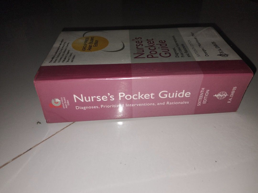 Nurse's Pocket Guide (Category: Textbooks) located in Manila. Submitted by msyisen (Listing ID 1463444446, Image 2). Description: Slightly used but in good condition.