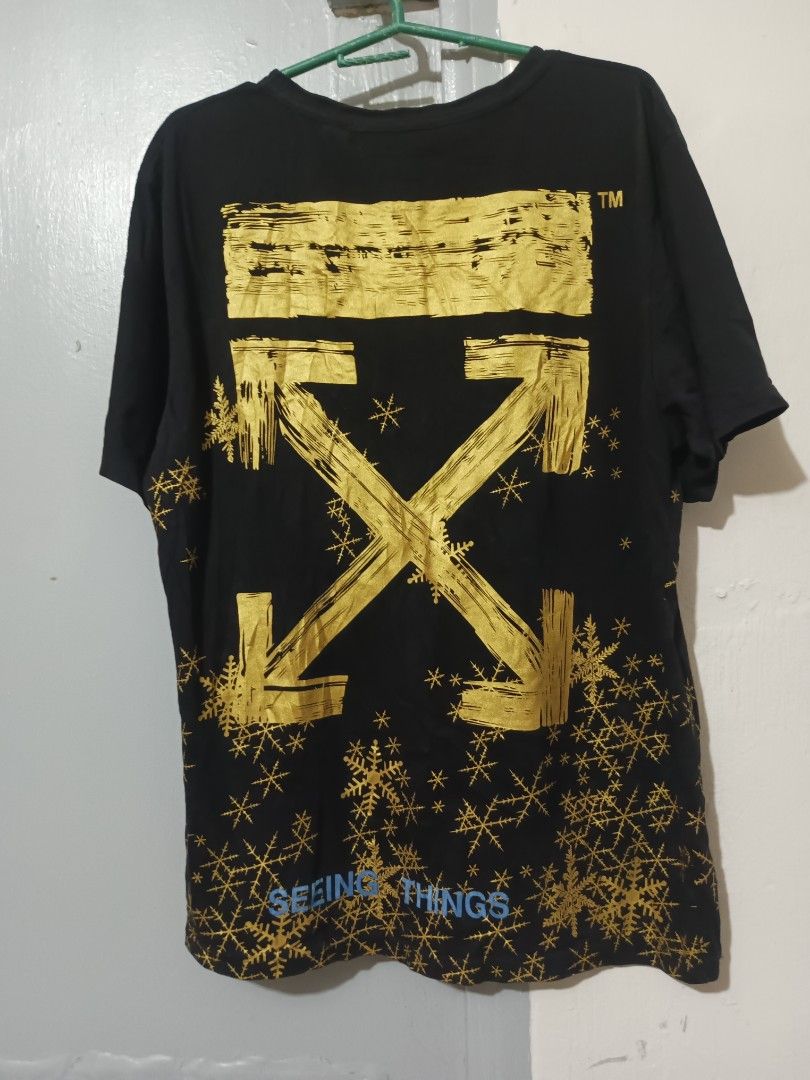 Off white snow flakes size m on tag (Category: Activewear) located in San Jose del Monte. Submitted by happythrift09 (Listing ID 1463360371, Image 2). Description: .