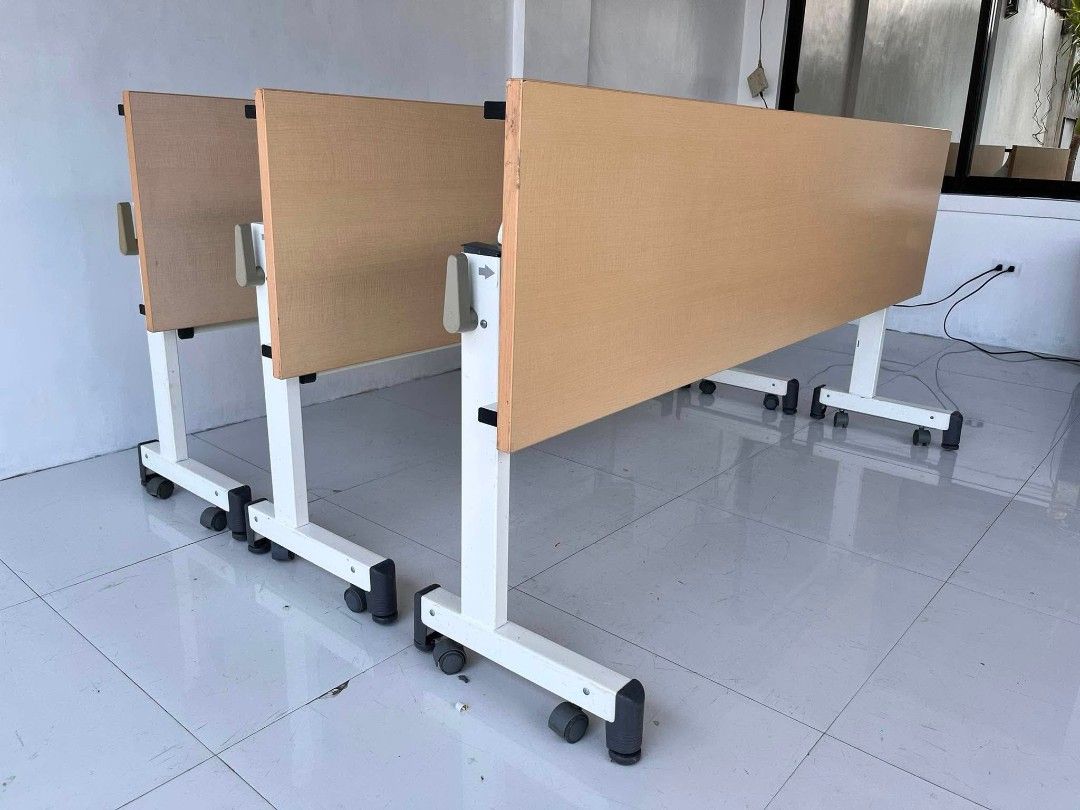 OFFICE TABLE FOLDABLE (Category: Office Furniture & Fixtures) located in Bulacan. Submitted by duncayow (Listing ID 1463552368, Image 1). Description: 3800 each 3 pcs available.