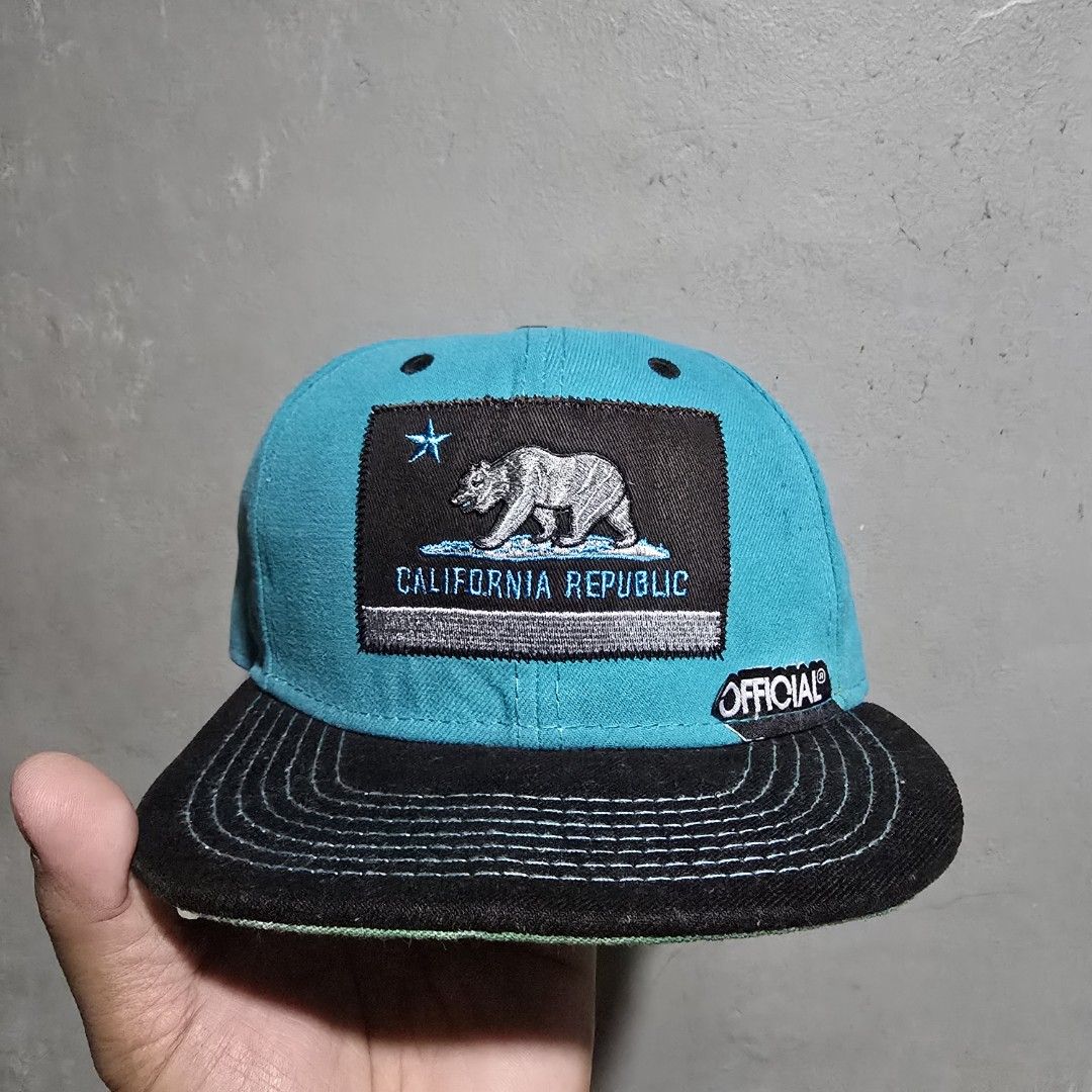 Official x California Republic Snapback Cap (Category: Caps & Hats) located in Quezon City. Submitted by SuotKalyeManila (Listing ID 1463343269, Image 2). Description: Manage your expectations ukay ukay caps po ito at hindi po brand new pero minsan mga flaws pero wearable naman ang presyo po ay depende sa kondisyon ng cap Condition: Excellent Size: One Size Fits All Color Rate: 9.5/10 Issue:Small Ink Stain in Front brim not too visible Laba na po
