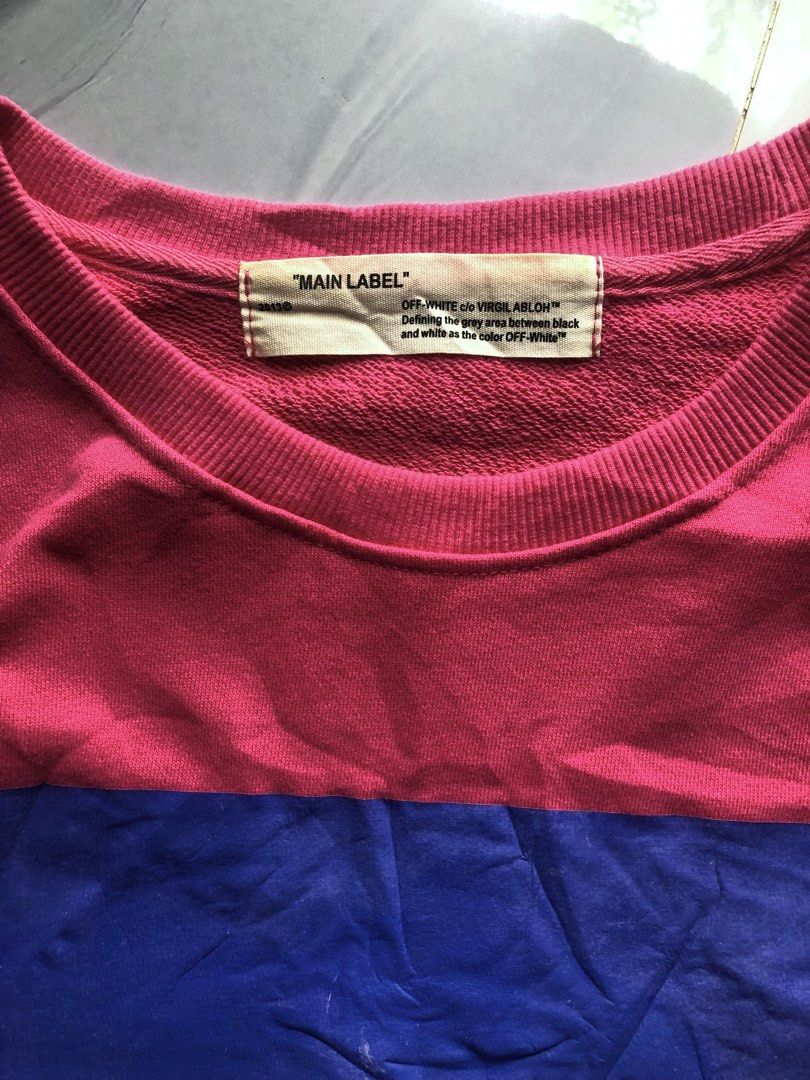 Off-White Sweater size XL-2XL PINK (Category: Coats, Jackets and Outerwear) located in Sumilao. Submitted by kentmarkda97226 (Listing ID 1463437524, Image 3). Description: .