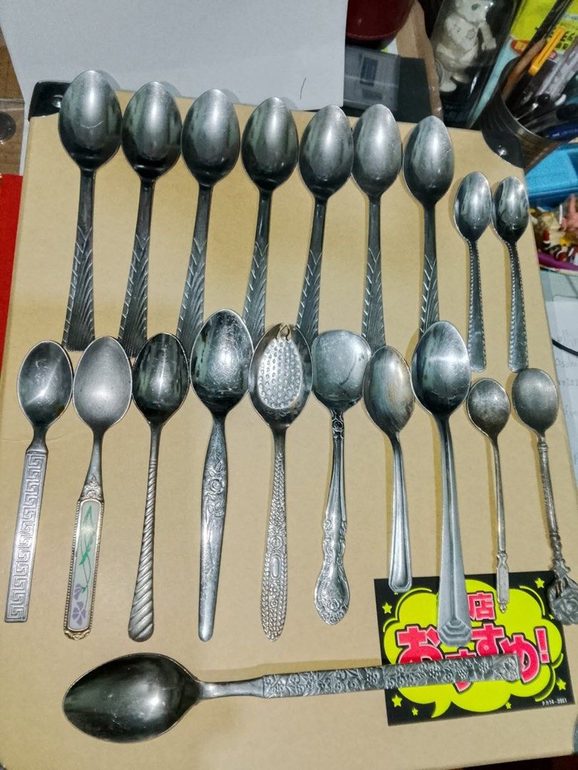 Old Spoon and Forks Japan (Category: Dinnerware & Cutlery) located in Santo Tomas. Submitted by retrotastic (Listing ID 1463380916, Image 1). Description: Take all spoon and forks Vintage Japan .