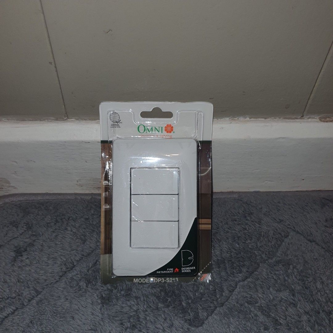 Omni light switch 3 switch (Category: Craft Supplies & Tools) located in Manila. Submitted by mr.fast (Listing ID 1463329467, Image 3). Description: .