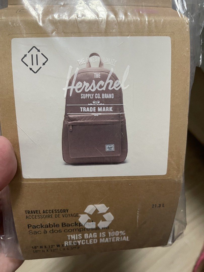 🇵🇭ONHAND ORIG FROM🇨🇦HERSCHEL PACKABLE BP (Category: Backpacks) located in Bacoor. Submitted by prelovediswelloved (Listing ID 1463484441, Image 3). Description: ‼️ NO TO LOW BALLERS PLEASE‼️.
