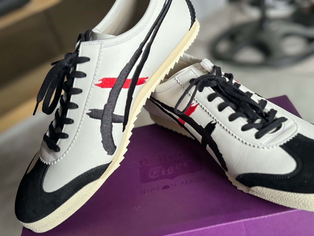 Onitsuka Tiger Nippon (Category: Casual Shoes) located in Batangas. Submitted by christhecheeze (Listing ID 1463511655, Image 2). Description: FOR SALE: Authentic Onitsuka Tiger Nippon Made 🇯🇵 ✨ Brand New / Never Worn 📏 Size: 28.0 cm | US 10 | EU 44 📦 Complete with original box ✅ 100% Original — Bought in Japan 🇯🇵 ✅ Made in Japan ✅ Premium leather & suede, top quality ✅ Unique brushstroke embroidery design ✅ No flaws, no issues — bago talag