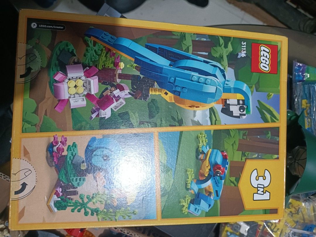Original Lego parrot set (Category: Lego & Building Sets) located in Manila. Submitted by brightstone-982e (Listing ID 1463395651, Image 2). Description: sealed.