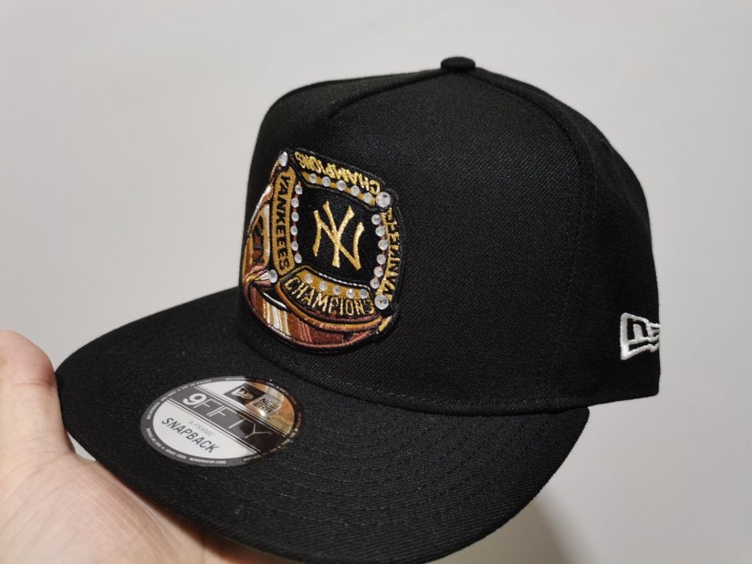 Original New Era 9fifty Cap (Category: Caps & Hats) located in Indang. Submitted by capitenyo (Listing ID 1463386840, Image 2). Description: Authentic New Era NBA Logo 9fifty Cap ✅ Structure Dome Snap back ✅ With Rhinestones ✅ Available teams LA Dodgers , New York Yankees , LA Lakers 6pcs only ✅ Dome Size - Medium to Large ✅ Black Color Dome and Visor ✅ Color rate - 10/10 ✅ Materials - 100% Polyester ✅ Made in Bangladesh ✅ Condition - Brand New, 