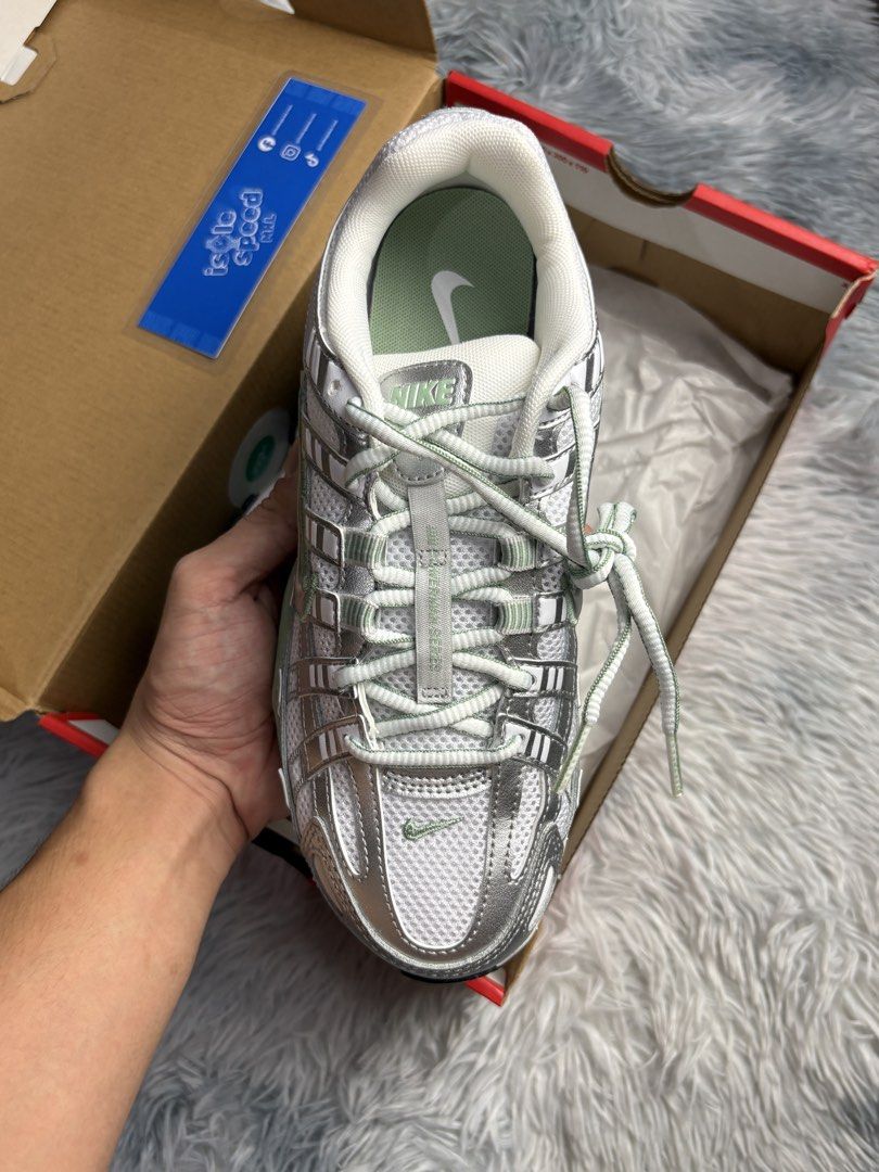 P-6000 Womens “Mettalic Silver White Steam” (Category: Sneakers) located in Bacoor. Submitted by isolespeed.mnl (Listing ID 1463368016, Image 3). Description: P-6000 Womens “Mettalic Silver White Steam” ₱3,500 each only! SIZE: 7 | 7.5 | 8 | 8.5 | 9 ✅ ALL ORIGINAL AND BRANDNEW ✅ OTHER SIZES AVAILABLE FOR PRE ORDER 📍 Meet up around Bacoor Area 🚚 Can ship nationwide 📥 DM for more information .