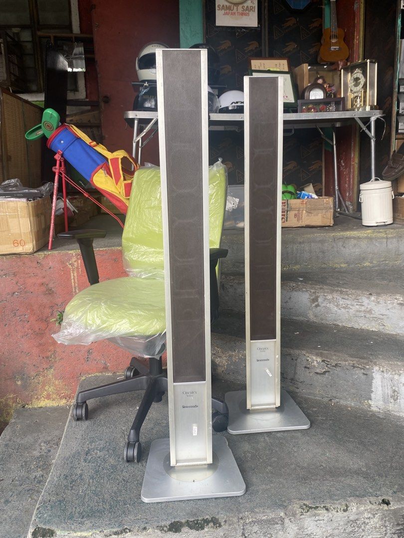 Panasonic Stand speaker (Category: Other Home Appliances) located in Quezon City. Submitted by yoshitandie (Listing ID 1463387008, Image 1). Description: Panasonic Stand speaker -No issue -All working.