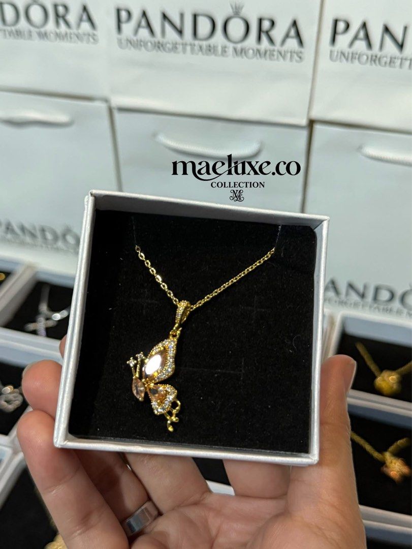 Pandora necklaces dupe (Category: Necklaces) located in Manila. Submitted by maeluxecollection (Listing ID 1463389439, Image 3). Description: 𝐏𝐀𝐍𝐃𝐎𝐑𝐀 𝐍𝐄𝐂𝐊𝐋𝐀𝐂𝐄𝐒 𝐃𝐔𝐏𝐄 ₱199 🖤Complete set with Box and Paper Bag 🖤non-tarnish upon good care 🖤hypoallergenic 📍LEYTE 📦CAN DELIVER/SHIP NATIONWIDE #dupepandora #pandorarings #OrmocCity.