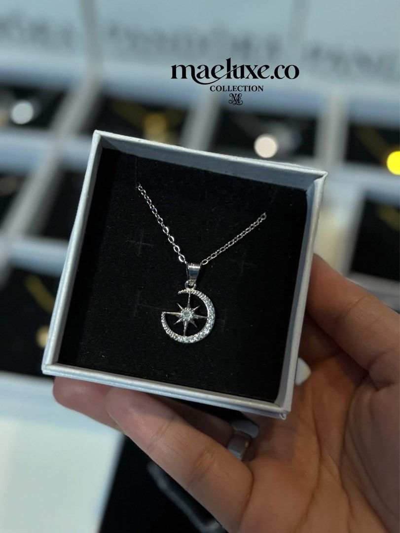 Pandora necklaces dupe (Category: Necklaces) located in Manila. Submitted by maeluxecollection (Listing ID 1463389663, Image 2). Description: 𝐏𝐀𝐍𝐃𝐎𝐑𝐀 𝐍𝐄𝐂𝐊𝐋𝐀𝐂𝐄𝐒 𝐃𝐔𝐏𝐄 ₱199 🖤Complete set with Box and Paper Bag 🖤non-tarnish upon good care 🖤hypoallergenic 📍LEYTE 📦CAN DELIVER/SHIP NATIONWIDE #dupepandora #pandorarings #OrmocCity.
