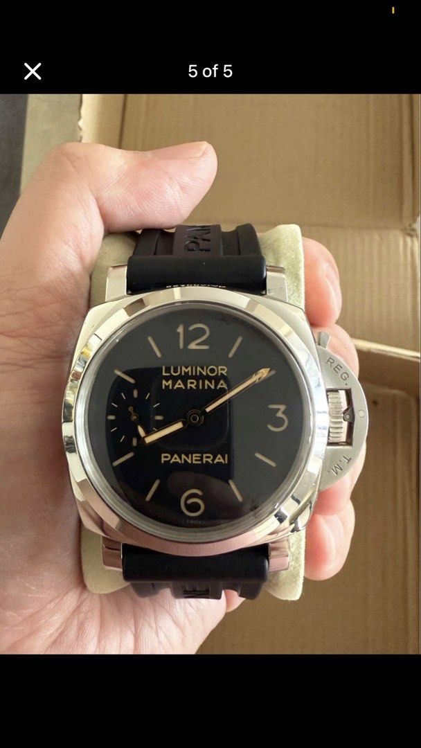 Panerai pam 00422 (Category: Luxury Watches) located in Manila. Submitted by watch_authentic (Listing ID 1463404327, Image 2). Description: 2016 panerai pam422 3 days manual wind 47mm Black leather and rubber straps Complete with triple box Php 285,000.