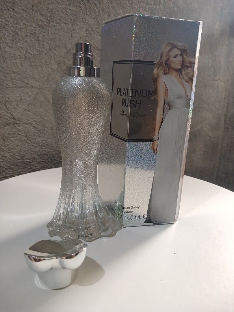 Paris Hilton Platinum Rush Eau de Parfum Spray 100ml (Category: Fragrance & Deodorants) located in Caloocan City. Submitted by ms.shahorca (Listing ID 1463420288, Image 2). Description: Preloved Original Paris Hilton Eau de Parfum✨️ Used once Location: Amparo, Caloocan City Mop: GoTyme Bank/MariBank Courrier: Lalamove/Grab Express .