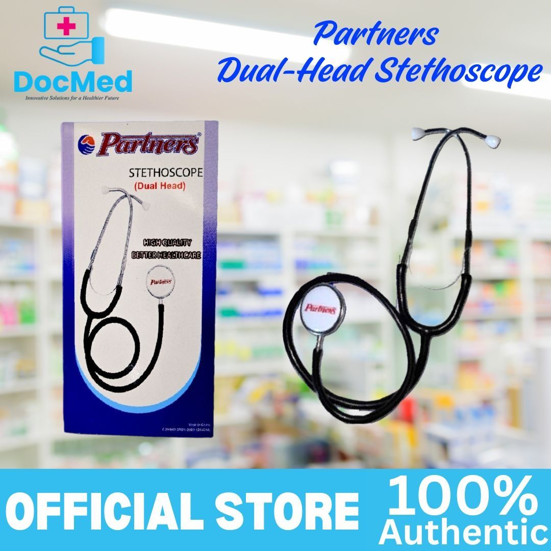 Partners Dual-Head Stethoscope (Category: Medical Supplies & Tools) located in Quezon City. Submitted by zee_010200 (Listing ID 1463424411, Image 2). Description: - High-quality Dual-Head Stethoscope - Ideal for Medical Professionals & Students.