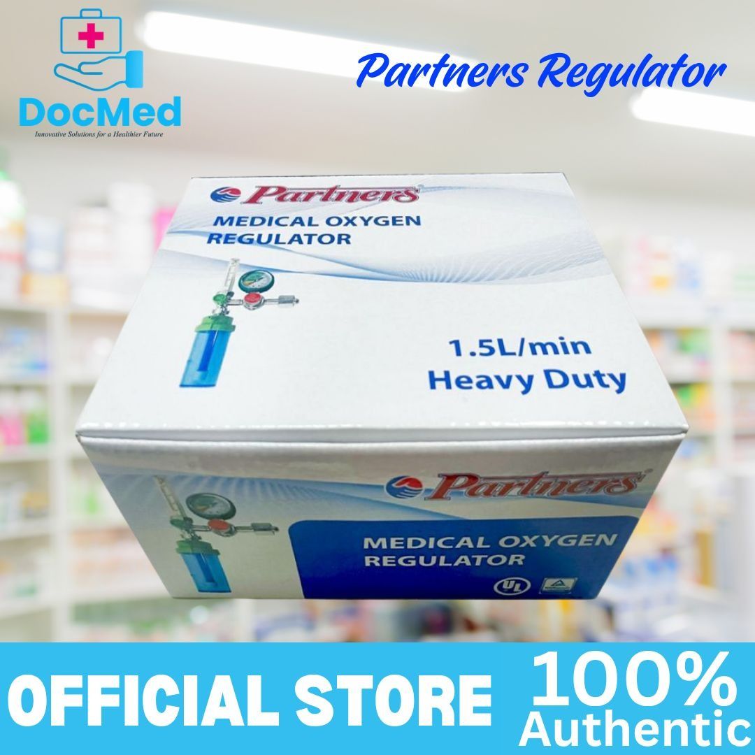 PARTNERS OXYGEN REGULATOR (Category: Medical Supplies & Tools) located in Quezon City. Submitted by zee_010200 (Listing ID 1463410461, Image 1). Description: - Heavy-duty Partners Medical Oxygen Regulator - 1.5L/min flow rate - Includes gauge - Comes with humidifier bottle - Ideal for medical oxygen needs.