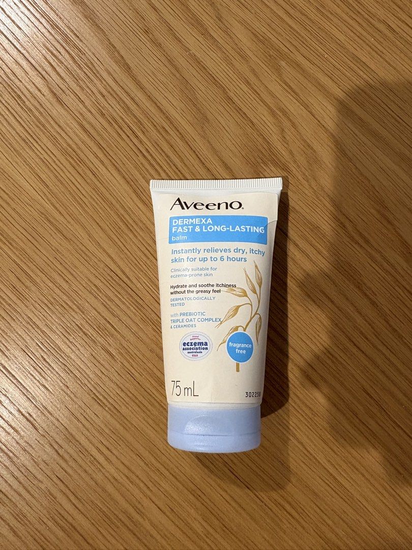 PASABUY Aveeno Dermexa Balm 75ml (Category: Body Care) located in Las Pinas. Submitted by cc.decluttering (Listing ID 1463443031, Image 1). Description: 690 + SF 50% Downpayment required ETA: Oct 5 .