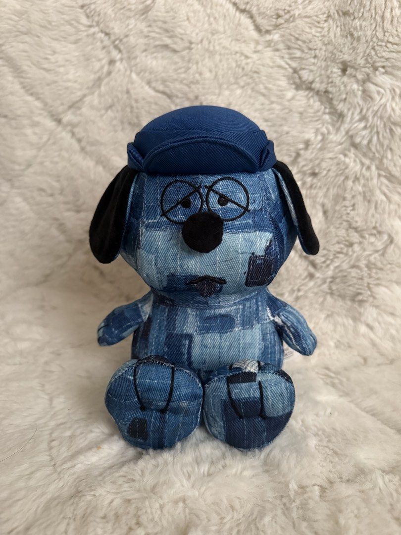 PEANUTS x FDMTL OLAF Snoopy Plush LIMITED denim Patchwork pattern Plush (Category: Plushies & Soft Toys) located in Cavite. Submitted by _solidolo (Listing ID 1463341397, Image 1). Description: .
