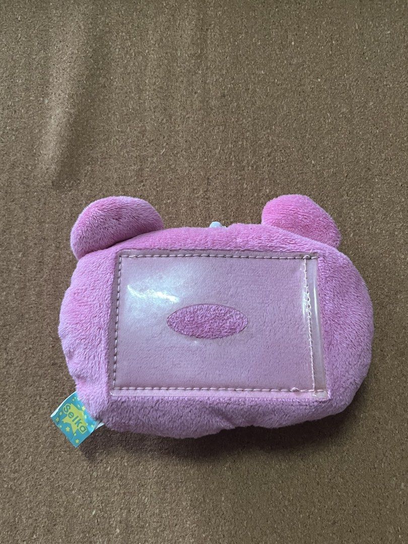 Pink Bear Plush Coin Pouch with ID Window (Category: Other Stationery & Craft) located in Baguio. Submitted by gaara1234 (Listing ID 1463350930, Image 2). Description: - Adorable pink bear plush coin pouch - Features a clear ID window on the back - Perfect for storing coins, cards, or small essentials - Comes with a keychain loop for easy carrying - Great gift for kids or anyone who loves cute accessories.