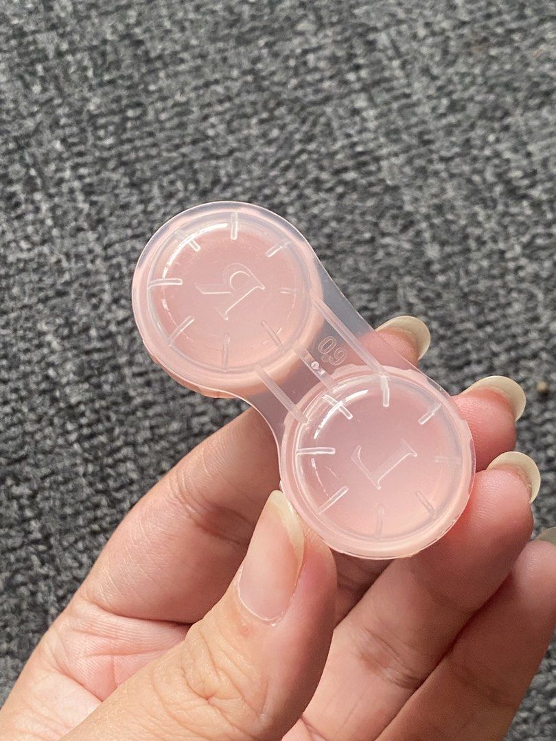 Pink Contact Lens Case with Tools (Category: Vision Care) located in Makati City. Submitted by clutterfree.life (Listing ID 1463389126, Image 2). Description: - Cute pink contact lens case - Includes tweezers and soaking stick - Separate compartments for left and right lenses - Compact and portable for travel or daily use - Ensures your contact lenses stay clean and safe Never used. .