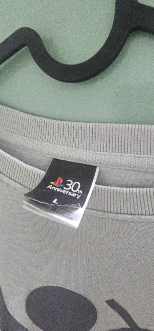 PlayStation 30th Anniversary Grey Sweatshirt Size L (Category: Coats, Jackets and Outerwear) located in Navotas City. Submitted by walburst (Listing ID 1463464441, Image 3). Description: Limited Edition 30th Anniversary Commemorative Sweatshirt Official Playstation Merch Large Excellent condition *can only be obtained through Playstation Loyalty Points.