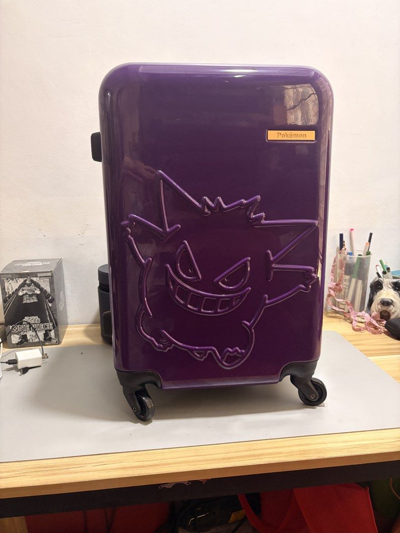 Pokemon Gengar Carry-on Suitcase (Category: Luggage) located in Caloocan City. Submitted by neverletmigo (Listing ID 1463390779, Image 1). Description: - New and Unused - Japan-exclusive - Color: Purple - Featured Pokémon: Gengar .
