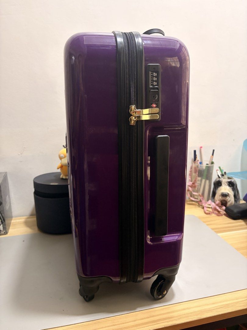 Pokemon Gengar Carry-on Suitcase (Category: Luggage) located in Caloocan City. Submitted by neverletmigo (Listing ID 1463390779, Image 2). Description: - New and Unused - Japan-exclusive - Color: Purple - Featured Pokémon: Gengar .