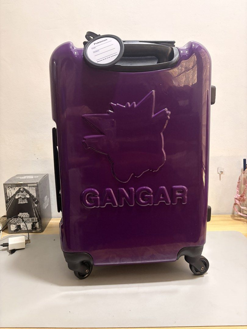 Pokemon Gengar Carry-on Suitcase (Category: Luggage) located in Caloocan City. Submitted by neverletmigo (Listing ID 1463390779, Image 3). Description: - New and Unused - Japan-exclusive - Color: Purple - Featured Pokémon: Gengar .