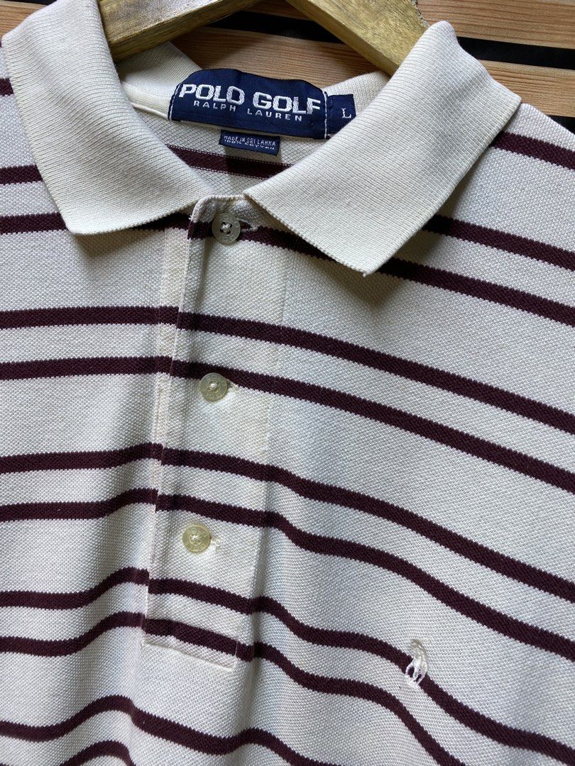 POLO GOLF BY RALPH LAUREN (Category: Tshirts & Polo Shirts ) located in Makati City. Submitted by drip.poww (Listing ID 1463518347, Image 3). Description: - Authentic Ralph Lauren - Color: Cream - Size: Large - Dimes: 23x28 - Authentic - Excellent condition - Need wash, fresh from bale - Material: 100% Cotton Please don’t expect too much—these are thrifted (ukay) items. 😊 !!STILL NEGOTIABLE!!.