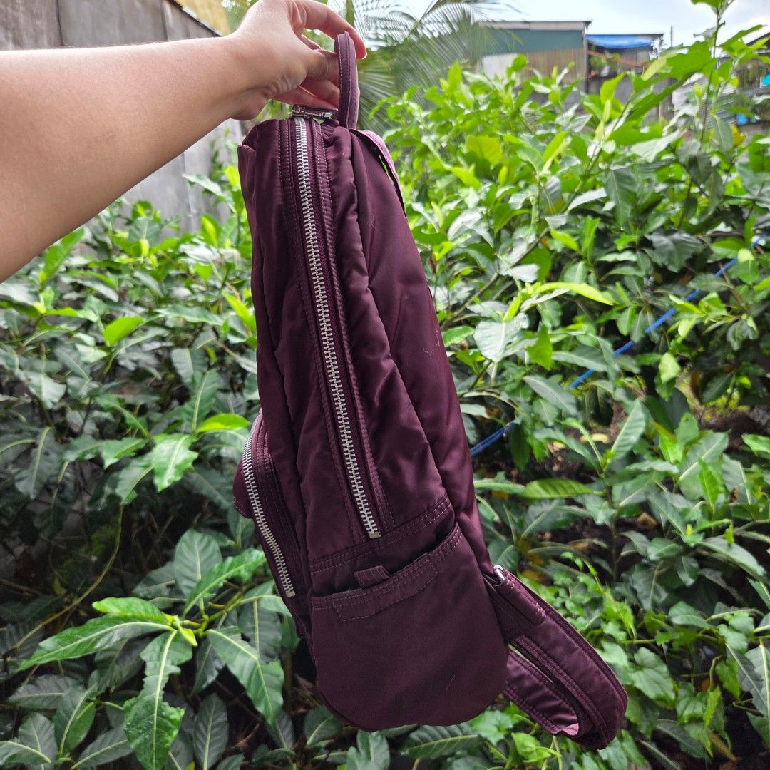 Porter International Nylon Backpack (Category: Backpacks) located in San Mateo. Submitted by liezelsells (Listing ID 1463408894, Image 2). Description: Authentic Porter International Nylon Backpack GUARANTEED AUTHENTIC. EXCELLENT USED CONDITION. Issue/s: Visible Fadings Sa Zipper Handle. Automatic Pass Sa Maselan At Maraming Demands. Location: San Mateo, Rizal MOP: GCash. NO COD. Couriers: Lalamove, J&T, LBC, JRS. NO Return, Exchange, Refund. .