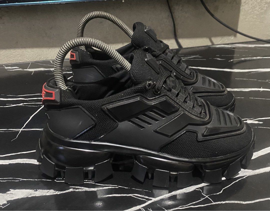 PRADA CLOUDBUST THUNDER WMN SNEAKERS (Category: Sneakers) located in Davao. Submitted by ronz31 (Listing ID 1463424556, Image 2). Description: PTPA/FS PRADA CLOUDBUST THUNDER LOW TOP SNEAKERS BLK WMN SIZE US 4 | EU 34 | 22CM VGOOD CONDI 9/10 CODED DM📩.