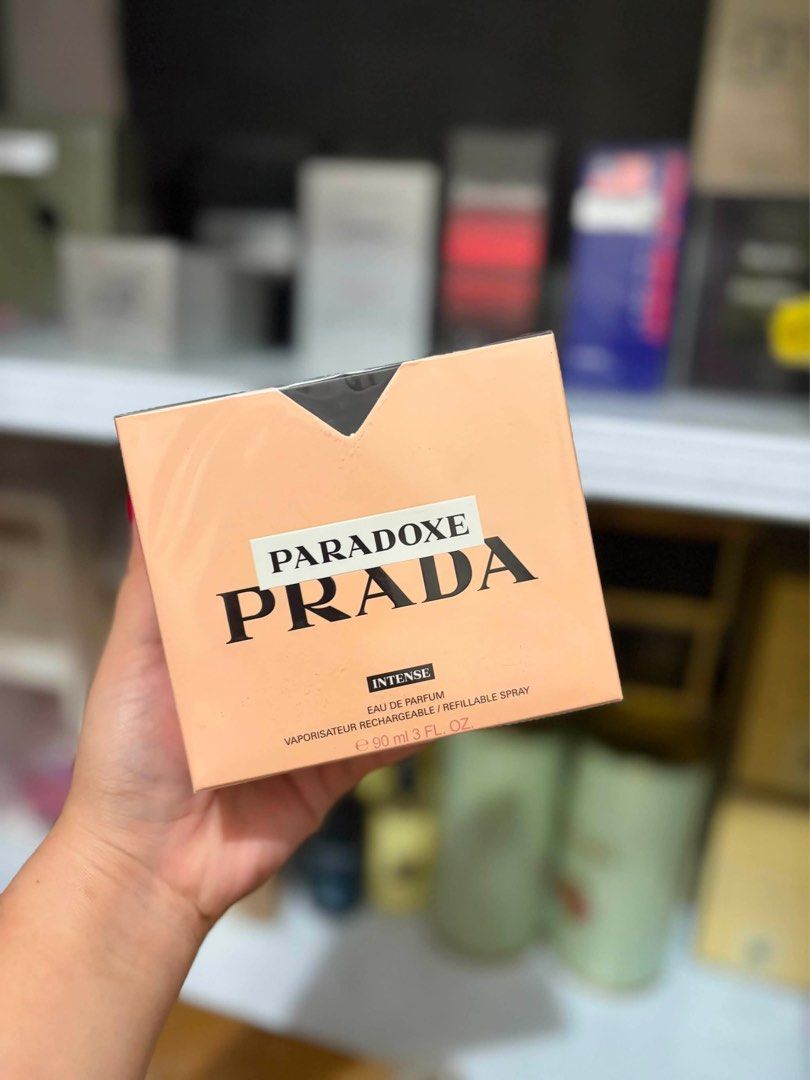 PRADA PARADOXE INTENSE (Category: Fragrance & Deodorants) located in Quezon City. Submitted by embere_shop (Listing ID 1463419471, Image 1). Description: 📌Please read the last image carefully - all details are already provided. ❗️Offers below the regular price will no longer be entertained. Thank you for understanding. 💰 Mode of Payment (MOP): GCash 📦 Mode of Delivery (MOD): • Lalamove (Same-day delivery) • J&T Express (1–2 days) 📍 Location: 