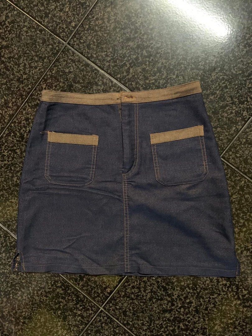Preloved Skirt — 2 pcs for only ₱70 (Category: Skirts) located in Norzagaray. Submitted by prelovedbymarj_ (Listing ID 1463480007, Image 2). Description: Size 26-27 Length 13.
