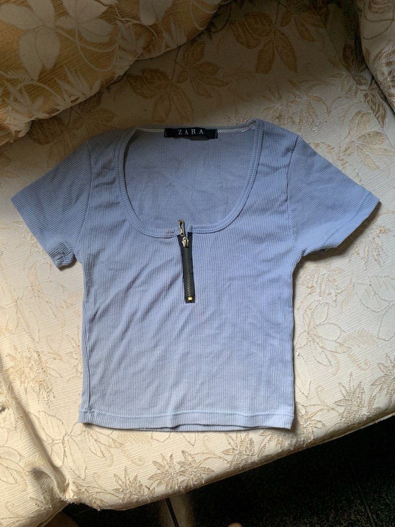 Preloved Zara Top (Category: Blouses) located in Norzagaray. Submitted by prelovedbymarj_ (Listing ID 1463477801, Image 2). Description: ₱80 for 2 pcs.