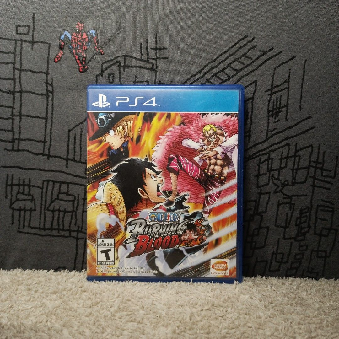 Ps4 one piece burning blood (Category: PlayStation) located in Caloocan City. Submitted by starkstark (Listing ID 1463496949, Image 1). Description: (READ DESCRIPTION) SALE OR TRADE SALE or TRADE Make an offer po rfs: want new games Price Posted po Montalban location pwede shipping sagot ni buyer shipping fee buyer will handle the shipping kung gusto nyo cash on delivery sa lalamove kau magbook can provide pictures and videos upon request if sure