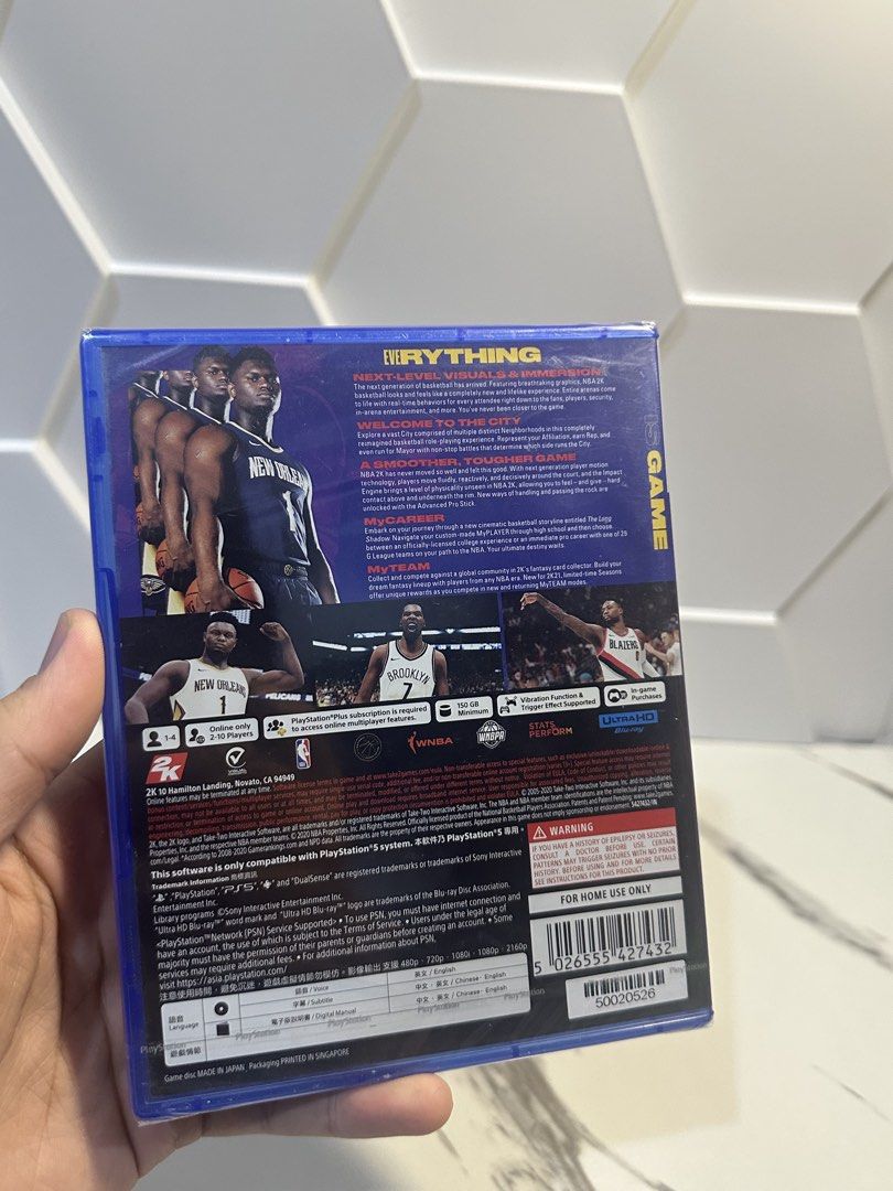 PS5 NBA 2K21 BRANDNEW DISC (Category: PlayStation) located in Manila. Submitted by mylee_ (Listing ID 1463503809, Image 2). Description: -BRANDNEW SEALED -BOUGHT FROM DATABLITZ LALAMOVE/MEETUP ONLY MEETUP DITO LANG PO SA QUIAPO.