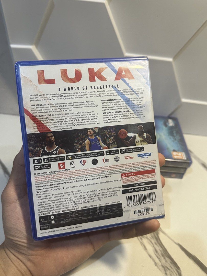 PS5 NBA 2K22 BRANDNEW (Category: PlayStation) located in Manila. Submitted by mylee_ (Listing ID 1463494862, Image 2). Description: - Brand new PS5 NBA 2K22 DISC - Sealed and in pristine condition -Bought from DataBlitz LALAMOVE/MEET-UP ONLY MEETUP DITO LANG PO SA QUIAPO .