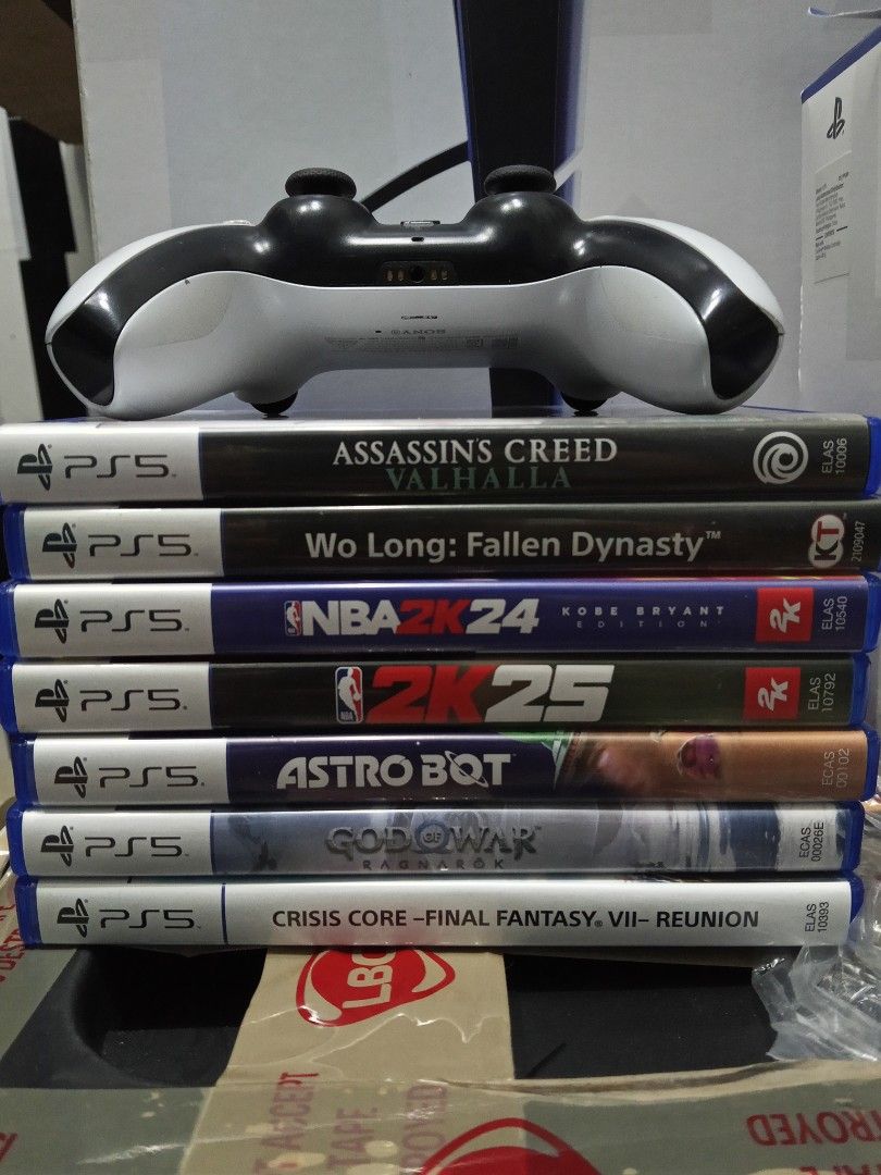 PS5🎮SLIM (1TB) COMPLETE SET ✅ (Category: PlayStation) located in Manila. Submitted by gojooo_satoru (Listing ID 1463507093, Image 3). Description: PS5 SLIM🎮 COMPLETE BUNDLE PLUG N PLAY😝 📍Check niyo sa personal yung quality and no issue all working naman unli Test naman sa controller and Console mga boss👽 ✅ 2 Original Controllers upgraded with TMR JOYSTICK 🕹️ kaya makunat na at mas tatagal ang gaming experience iwas stick drift issue🤝 ✅ Bag