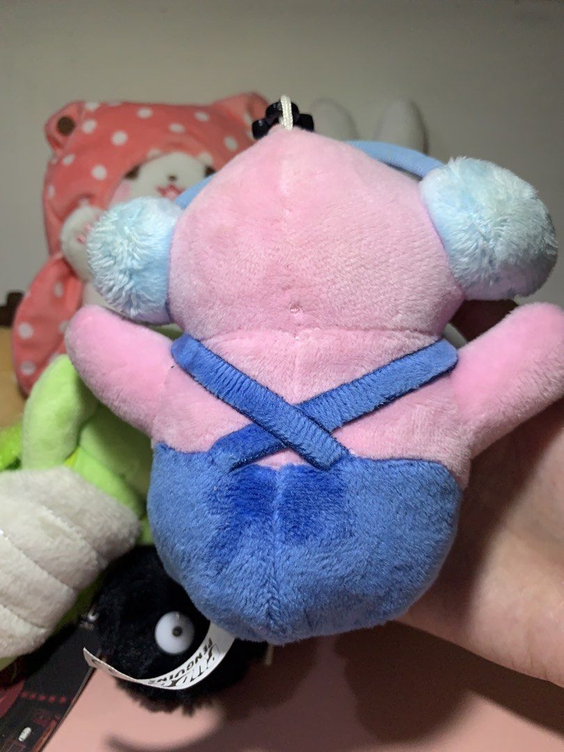 Mallow Pudgy Penguin plush charm keychain (Category: Plushies & Soft Toys) located in Valenzuela. Submitted by heypapermoon (Listing ID 1463498323, Image 3). Description: Pudgy penguin plush charm keychain Mallow type Clip-on plush toy featuring a pink-headed penguin character (resembling Muffle Millie) wearing light blue earmuffs and blue overalls Preloved items Manage your expectation RFS: decluttering Message me here for any question regarding