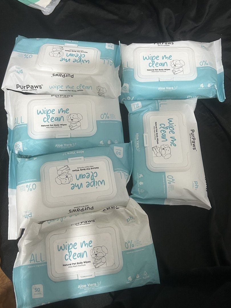 PurPaws Natural Pet Body Wipes (Category: Face Care) located in Mandaluyong City. Submitted by haxiea (Listing ID 1463449451, Image 1). Description: Can be a freebie if u buy something else i sell.