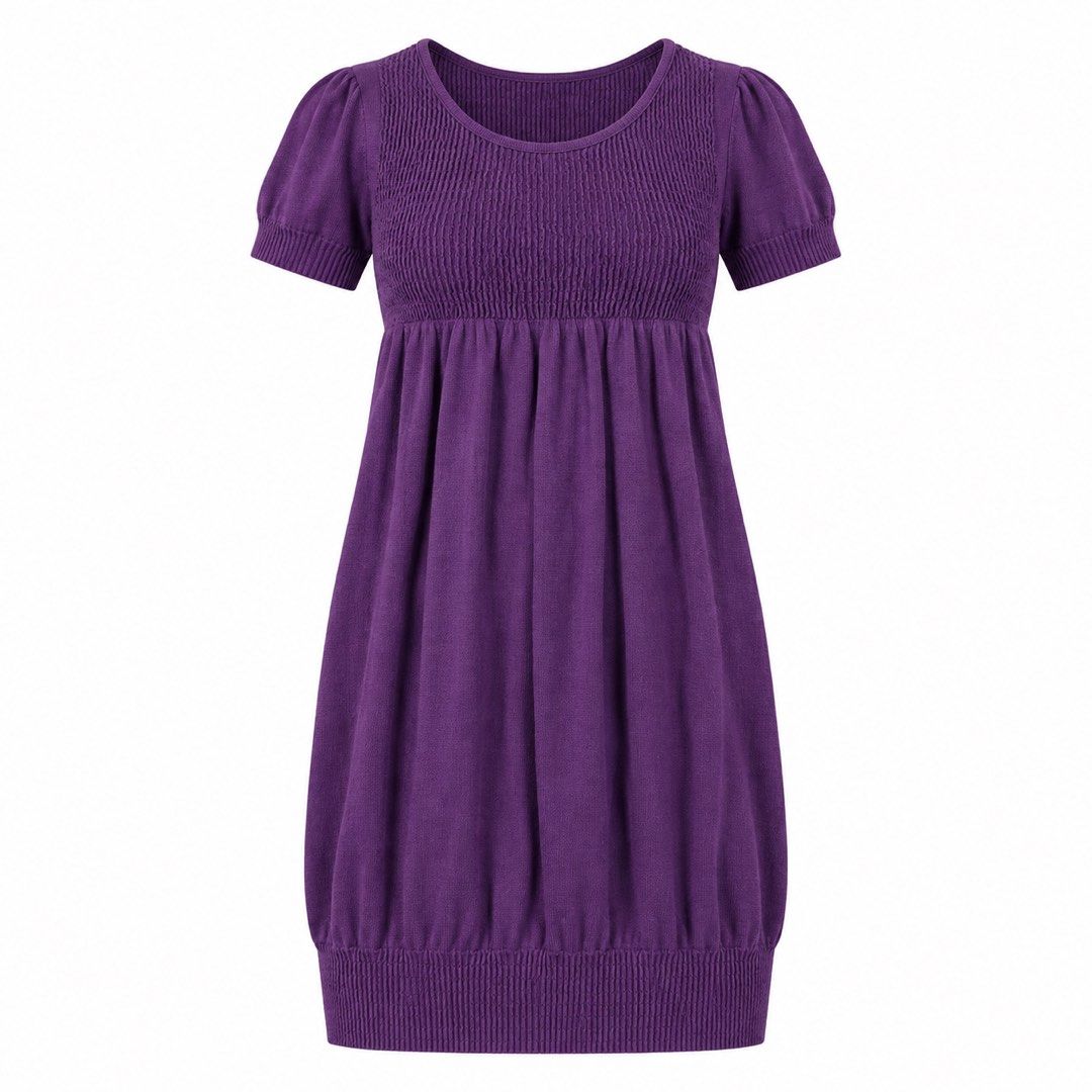 Purple Smocked Dress (Category: Dresses) located in San Ildefonso. Submitted by rgdeclutters (Listing ID 1463474904, Image 1). Description: L 30" W 12" Stretchy.