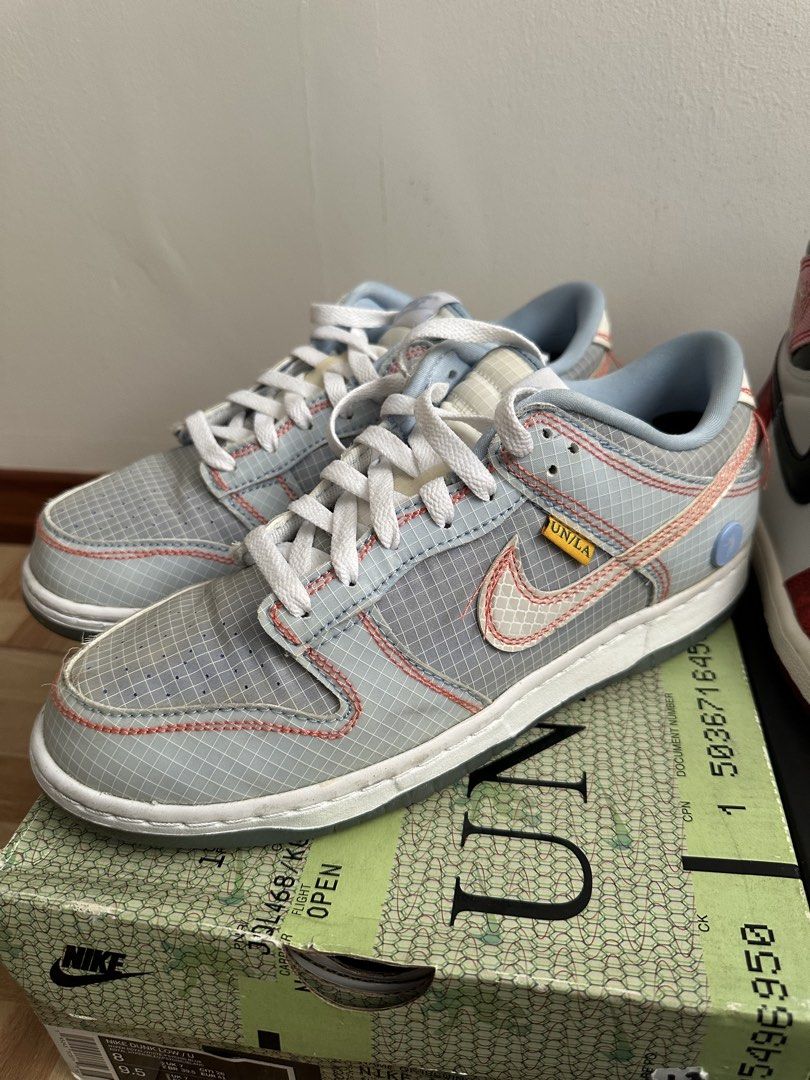 Quitting Sale (Category: Sneakers) located in Paranaque City. Submitted by nathmrqz (Listing ID 1463396107, Image 2). Description: ❗️Selling for 11,500 as pack only❗️ Dunk UNLA US 8 Used 9/10 Complete J1 Spiderverse US 7.5 Used 9.5/10 Complete J3 White Cement US 8 Used 9/10 Complete Powerphase Calabasas Black US 8.5 Used 9/10 Pair only NB 550 White US 8 Used 9/10 Pair only 𝗠𝗢𝗣: BDO/BPI/Bank Transfer/GCash 𝗠𝗲𝗲𝘁 𝘂𝗽: Parañaque Area 𝗗𝗲𝗹𝗶