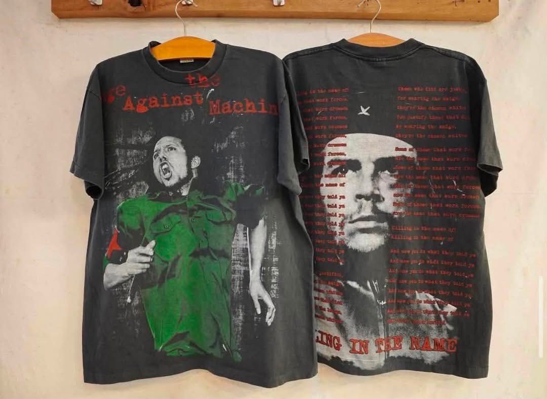 Rage Against the Machine (Category: Tshirts & Polo Shirts ) located in Manila. Submitted by trademarksallstyleshoppe (Listing ID 1463374977, Image 1). Description: Thailand Bootleg Single Stitch No Side Seam L / XL.