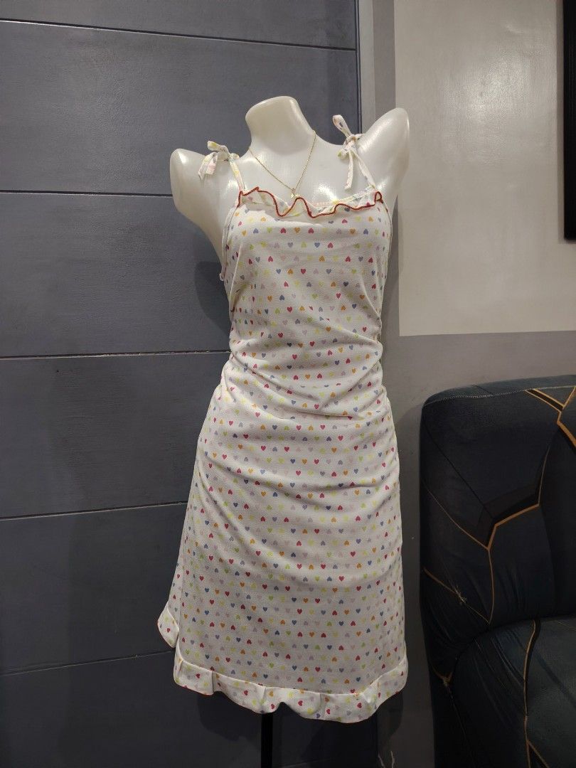 rainbow heart self tie bestida 🌈 (Category: Dresses) located in Hermosa. Submitted by lcvelycath (Listing ID 1463522417, Image 3). Description: size: m-l mine: ₱149 bid: ₱+10 lock: ₱349 (shipped) EOB: monday—september 28 (the seller is on vacation 😘) °. thrifted, pre-loved, or brand new but ready to wear (some aren't bcs i don't have the time to wash them, very sorryy :<) colors may vary due to lightning & quality 𐙚 °. check details before min