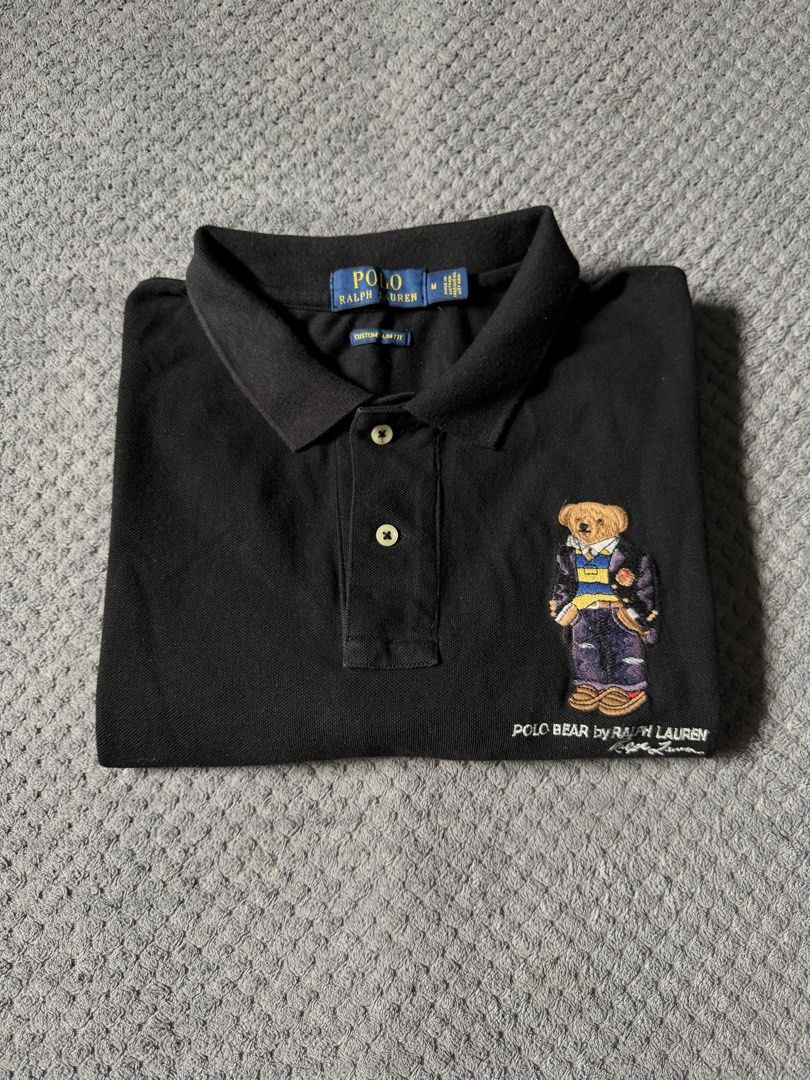 Ralph Lauren Gold Tag (Black Polo Bear) (Category: Tshirts & Polo Shirts ) located in Davao. Submitted by _rtscollectionsdvo (Listing ID 1463370360, Image 1). Description: Ralph Lauren Gold Tag (Black Polo Bear) Excellent Condition No issue Dimes: 21 x 27 Color Rate: 9.8/10 Unli Vouch/VC with the item Davao city Can Ship Thru J&T Pm For Price📩 .